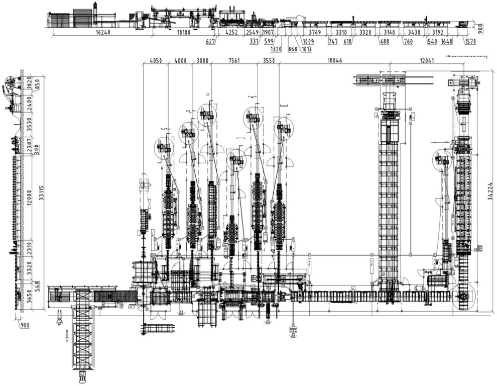 ASSEMBLY-PACKAGING-UNLOADING LINE FOR SLIDING DOOR BOXES configuration image for 63306