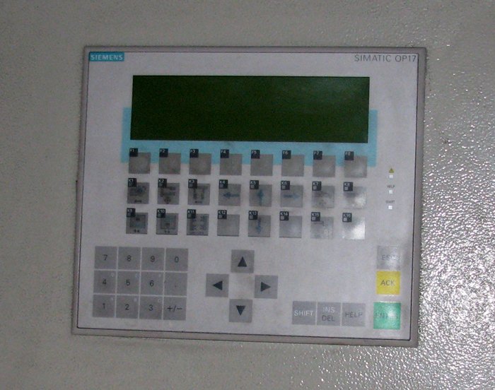CONTROL DESK AND ELECTRICAL INSTALLATION configuration image for 20001