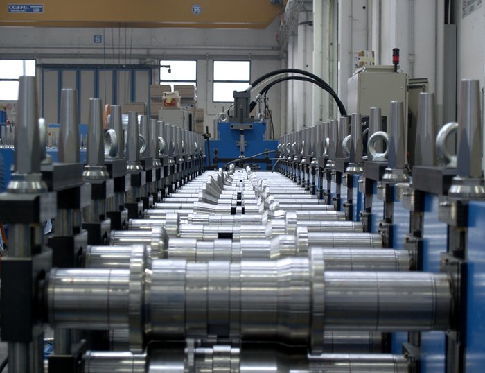 ROLL FORMING MACHINE PME90/700/20T TYPE COMPLETE WITH SET OF FORMING ROLLS configuration image for 50501Q