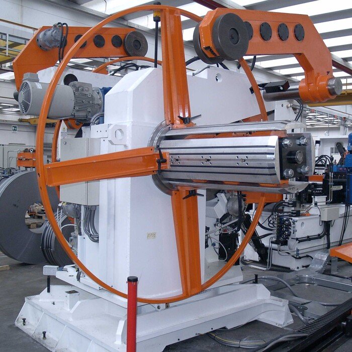 DOUBLE REVOLVING 10 t DECOILER configuration image for 54002