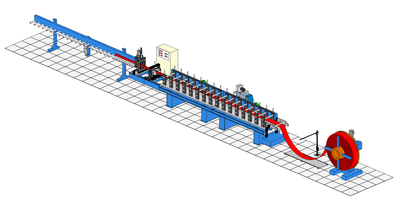 MACHINE FOR GREENHOUSE PROFILES layout image for 22401