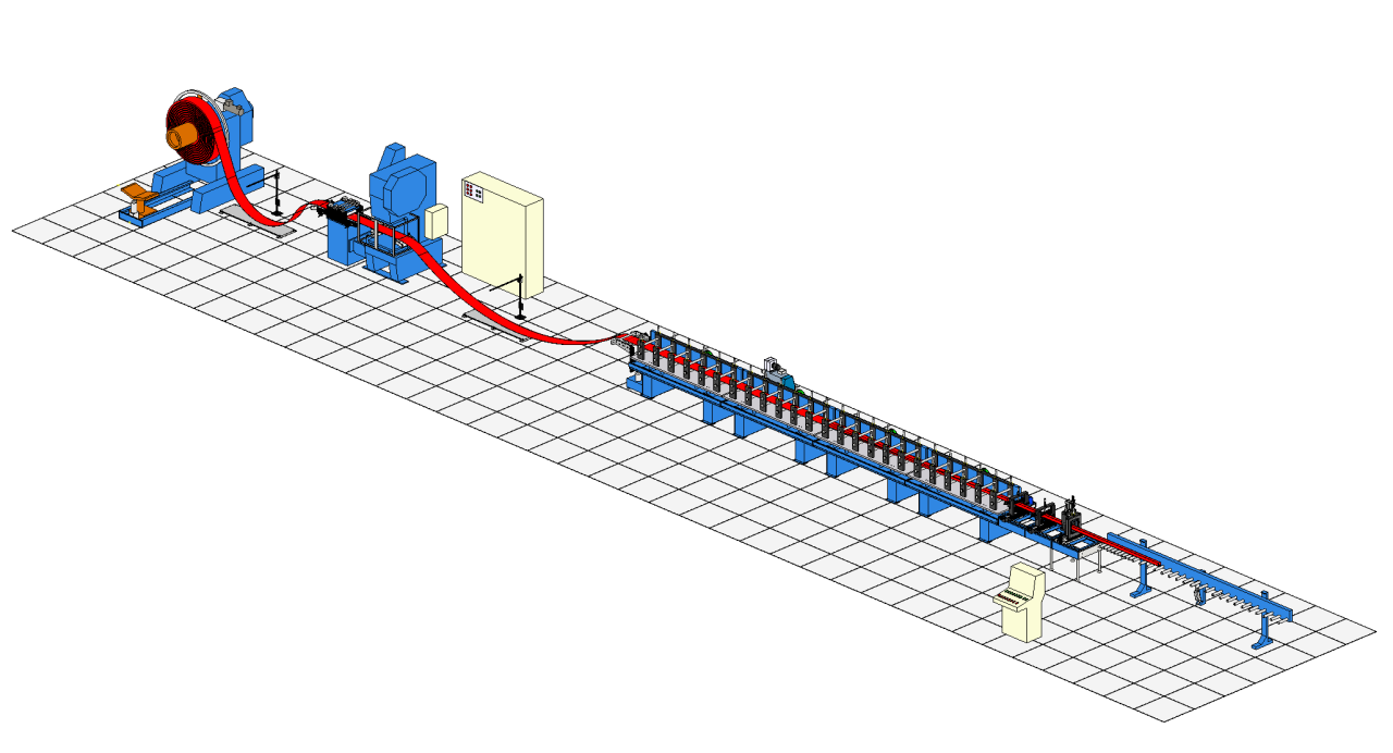 PRODUCTION MACHINE FOR VINEYARD POSTS layout image for 22101A