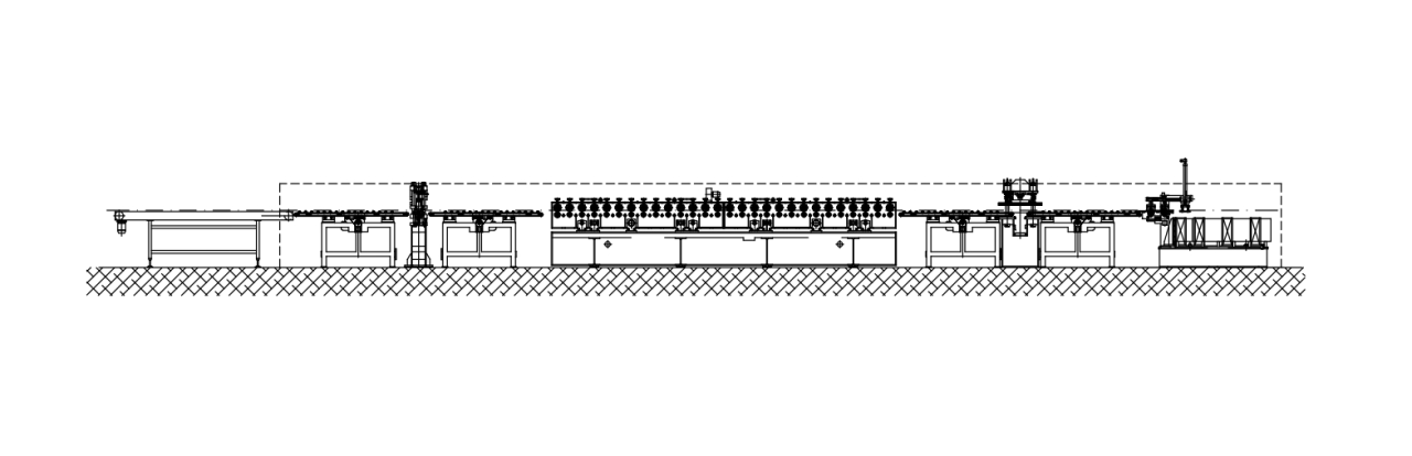 MACHINE FOR REFRIGERATOR SIDES PANELS layout image for 17102