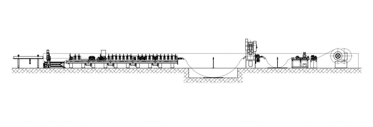 LINE FOR WELDED UPRIGHT FOR ELECTRIC BOARDS layout image for 51101B