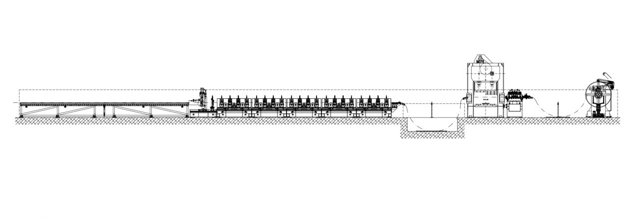 MACHINE FOR PALLET RACKING SHELVING I TYPE layout image for 50501Q