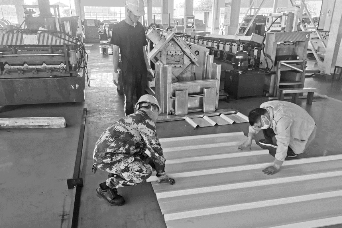 Bradbury China manufacturing plant - Full load testing of roll forming production lines